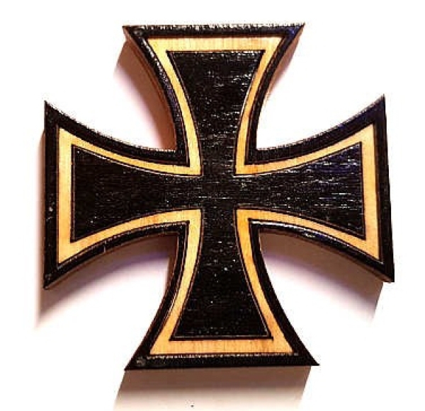Magnet - Holz - Eisernes Kreuz
