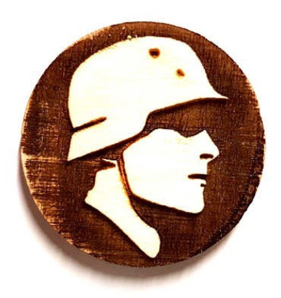 Magnet - Holz - Landser