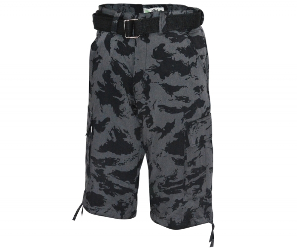 Short - Army Bermuda - mit Gürtel - Russian-Night-Camo Short - Army Bermuda - mit Gürtel - Russian-Night-Camo