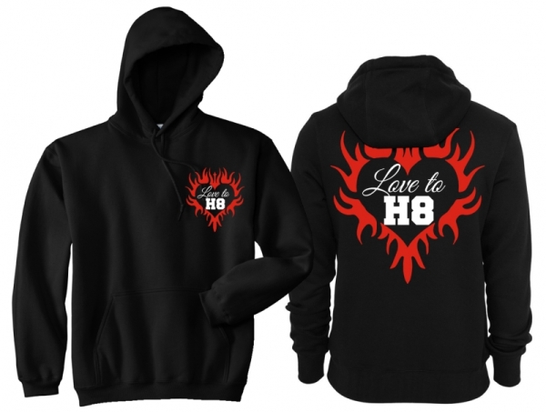 Frauen - Kapuzenpullover - Love to H8 Frauen - Kapuzenpullover - Love to H8