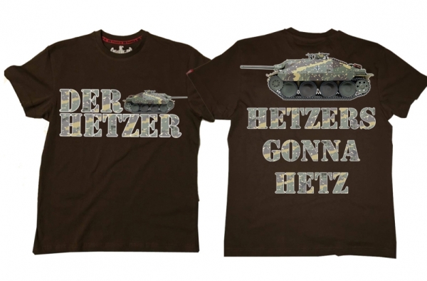 Premium Shirt - Der Hetzer - braun Premium Shirt - Der Hetzer - braun