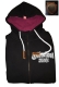 Premium - Frauen Kapuzenjacke - Old School Witch - schwarz