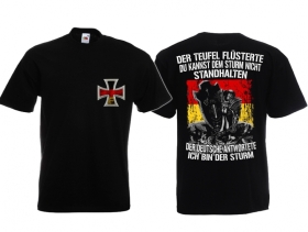 Frauen T-Shirt - Deutscher Sturm - schwarz-rot-gold Frauen T-Shirt - Deutscher Sturm - schwarz-rot-gold