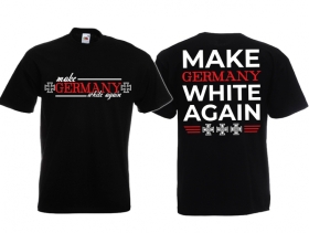 Frauen T-Shirt - Make Germany White Again - schwarz Frauen T-Shirt - Make Germany White Again - schwarz