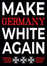 Make Germany White Again - Aufkleber Paket 50 Stück Make Germany White Again - Aufkleber Paket 50 Stück