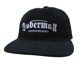 Doberman - Cap - schwarz Doberman - Cap - schwarz