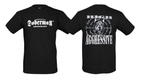 Doberman - T-Shirt - Aggressive Doberman - T-Shirt - Aggressive