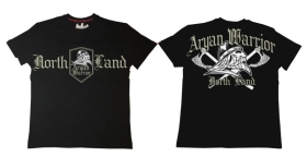 Premium Shirt - North Land - AW - Axmen - Motiv 1 - schwarz Premium Shirt - North Land - AW - Axmen - Motiv 1 - schwarz