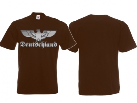 T-Hemd - Reichsadler - Deutschland - silber/braun T-Hemd - Reichsadler - Deutschland - silber/braun