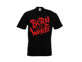 T-Hemd - Born to be white - Logo - schwarz/rot T-Hemd - Born to be white - Logo - schwarz/rot