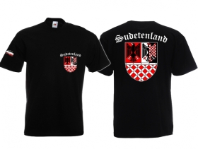T-Hemd - Sudetenland - Motiv 2 - schwarz T-Hemd - Sudetenland - Motiv 2 - schwarz