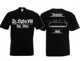 T-Hemd - Fahrzeuge der Wehrmacht - Pz.Kpfw.VIII - Typ Maus T-Hemd - Fahrzeuge der Wehrmacht - Pz.Kpfw.VIII - Typ Maus