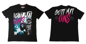 Premium Shirt - Gott mit uns - Europa - schwarz Premium Shirt - Gott mit uns - Europa - schwarz