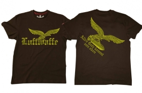Premium Shirt - Alles Gute kommt von Oben - braun/gold Premium Shirt - Alles Gute kommt von Oben - braun/gold