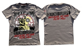 Premium Shirt - Defend Europe - grau Premium Shirt - Defend Europe - grau