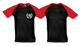 Raglan T-Shirt - Der Stahlhelm - Motiv 1 - schwarz/rot Raglan T-Shirt - Der Stahlhelm - Motiv 1 - schwarz/rot