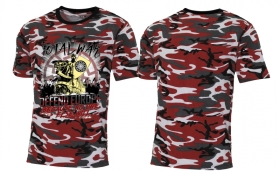 T-Hemd - Defend Europe - rot-camo T-Hemd - Defend Europe - rot-camo