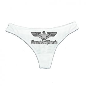 String Tanga - Deutschland mit Adler - weiß String Tanga - Deutschland mit Adler - weiß