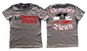 Premium Shirt - Deutsches Reich - grau Premium Shirt - Deutsches Reich - grau