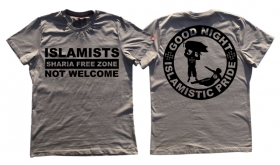Premium Shirt - Islamists not Welcome - grau Premium Shirt - Islamists not Welcome - grau