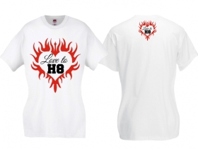 Frauen T-Shirt - Love to H8 - weiß Frauen T-Shirt - Love to H8 - weiß