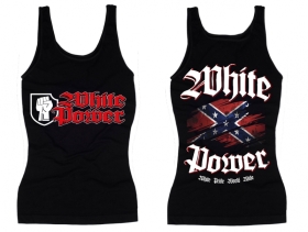 Frauen Top - White Power - Motiv 2 - Südstaaten Frauen Top - White Power - Motiv 2 - Südstaaten