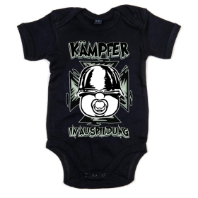 Baby-Bodie - Kleiner Germane in Ausbildung - Soldat - schwarz Baby-Bodie - Kleiner Germane in Ausbildung - Soldat - schwarz