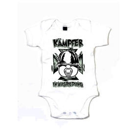 Baby-Bodie - Kleiner Germane in Ausbildung - Soldat - weiß Baby-Bodie - Kleiner Germane in Ausbildung - Soldat - weiß