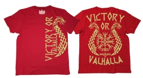 Premium Shirt - Victory or Valhalla - rot Premium Shirt - Victory or Valhalla - rot