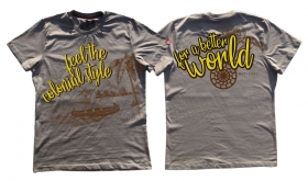 Premium Shirt - feel the colonial style - grau Premium Shirt - feel the colonial style - grau