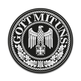 PVC Aufkleber - Gott mit uns PVC Aufkleber - Gott mit uns