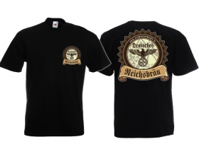 T-Hemd - Deutsches Reichsbräu - Kronkorken - schwarz T-Hemd - Deutsches Reichsbräu - Kronkorken - schwarz