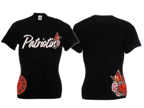 Frauen T-Shirt - Patriotin - schwarz/rot Frauen T-Shirt - Patriotin - schwarz/rot