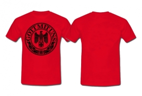 Frauen T-Shirt - Gott mit uns - rot Frauen T-Shirt - Gott mit uns - rot