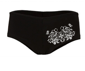 Frauen Hotpants - Butterfly - Eisernes Kreuz - Schlagring - Motiv 1 Frauen Hotpants - Butterfly - Eisernes Kreuz - Schlagring - Motiv 1