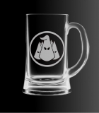 Bierkrüge aus Glas - KKK - Ku Klux Klan - Motiv 1+++NUR WENIGE DA+++