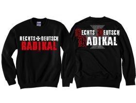 Pullover - Rechts - Deutsch - Radikal - schwarz Pullover - Rechts - Deutsch - Radikal - schwarz