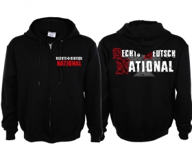 Frauen Kapuzenjacke - Rechts - Deutsch - National - schwarz Frauen Kapuzenjacke - Rechts - Deutsch - National - schwarz