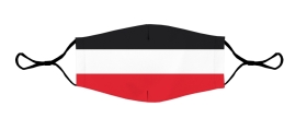 Gesichtsmaske - Schwarz Weiß Rot +++RAUSVERKAUF+++ Gesichtsmaske - Schwarz Weiß Rot +++RAUSVERKAUF+++