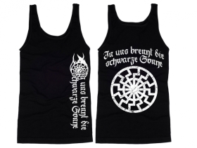Muskelshirt/Tank Top - In uns brennt die Schwarze Sonne - schwarz/weiss Muskelshirt/Tank Top - In uns brennt die Schwarze Sonne - schwarz/weiss