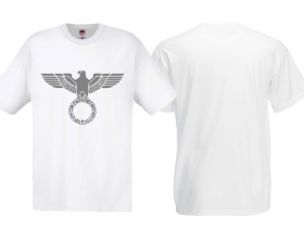 Frauen T-Shirt - Adler mit Kreis - Grau Frauen T-Shirt - Adler mit Kreis - Grau