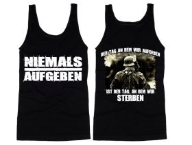 Muskelshirt/Tank Top - Niemals Aufgeben - Motiv 1 Muskelshirt/Tank Top - Niemals Aufgeben - Motiv 1