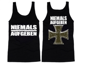 Muskelshirt/Tank Top - Niemals Aufgeben - Motiv 2 Muskelshirt/Tank Top - Niemals Aufgeben - Motiv 2