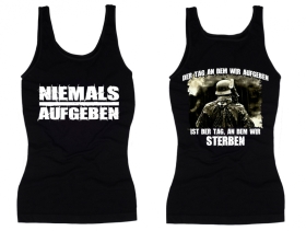 Frauen Top - Niemals Aufgeben - Motiv 1 Frauen Top - Niemals Aufgeben - Motiv 1