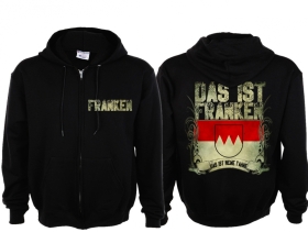 Kapuzenjacke - Meine Fahne - Franken Kapuzenjacke - Meine Fahne - Franken