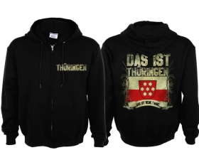 Kapuzenjacke - Meine Fahne - Thüringen Kapuzenjacke - Meine Fahne - Thüringen