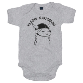 Baby-Bodie - Kleine Germanin - grau Baby-Bodie - Kleine Germanin - grau