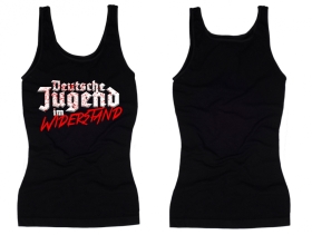 Frauen Top - Deutsche Jugend im Widerstand - schwarz Frauen Top - Deutsche Jugend im Widerstand - schwarz