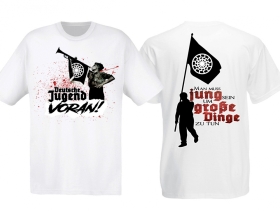 Frauen T-Shirt - Deutsche Jugend voran - Motiv 2 - weiß Frauen T-Shirt - Deutsche Jugend voran - Motiv 2 - weiß