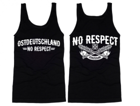 Muskelshirt/Tank Top - Ostdeutschland - No Respect - schwarz/weiß Muskelshirt/Tank Top - Ostdeutschland - No Respect - schwarz/weiß
